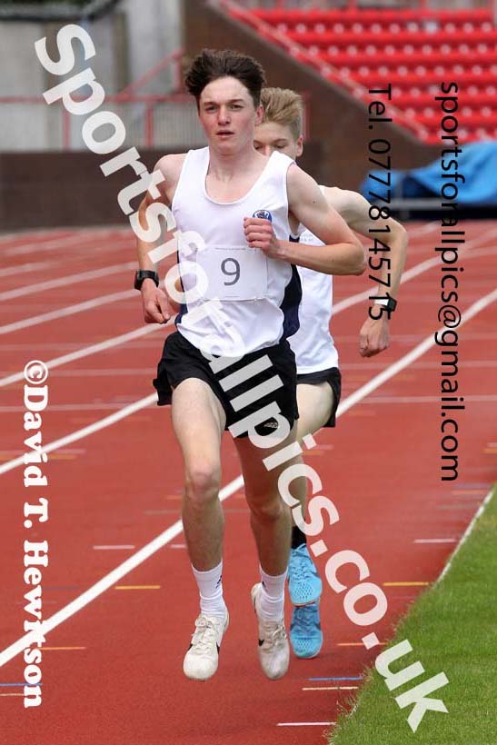 3000 metres, 2021 Northumberland, Durham and Cleveland Schools. Photo: David T. Hewitson/Sports for All Pics